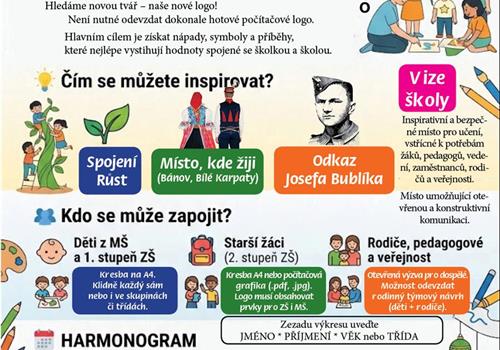 POMOZTE VYTVOŘIT LOGO NAŠÍ VZNIKAJÍCÍ ŠKOLY